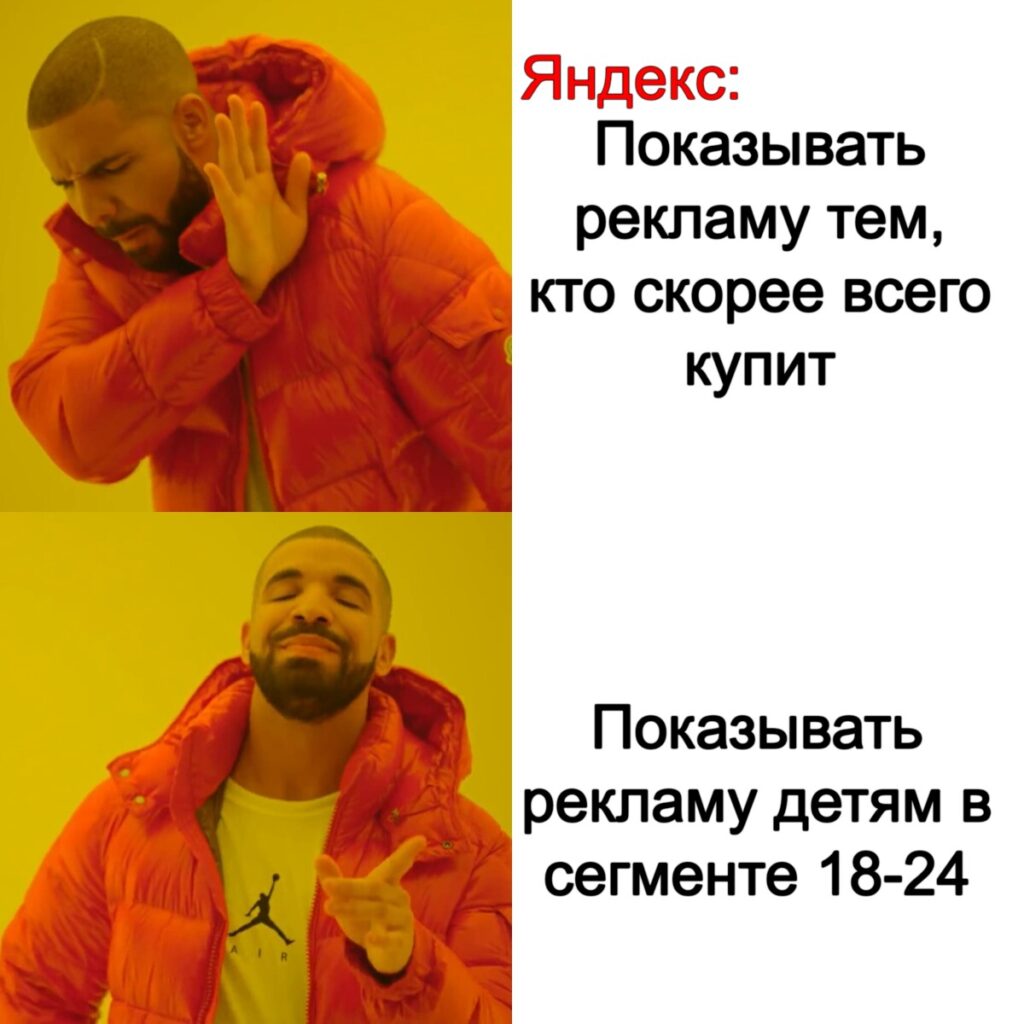 Мем про Яндекс Директ